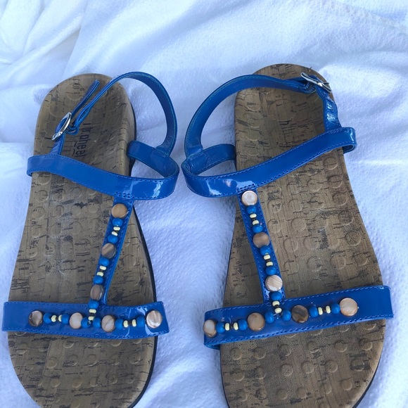 vionic blue sandals